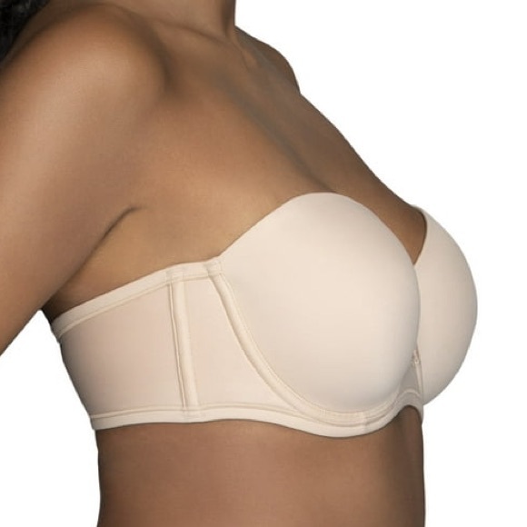VANITY FAIR womens 5 way convertible beige underwire strapless 74380 42C NWT - Picture 3 of 11